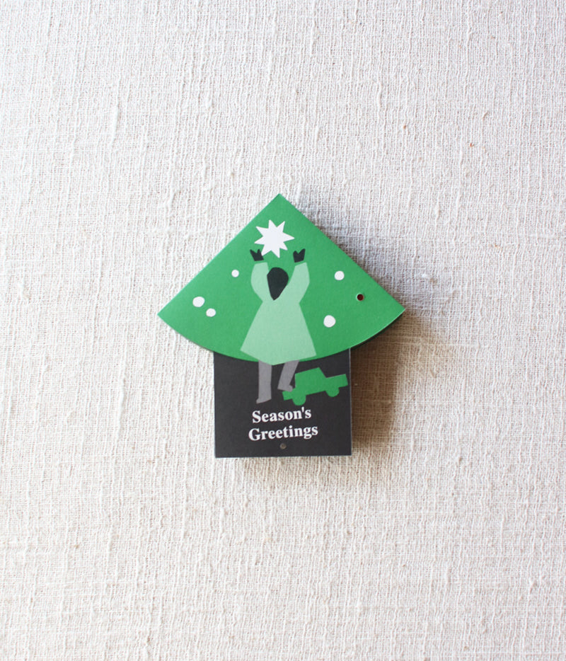 Holiday Pop-up Card {Tree Santa}