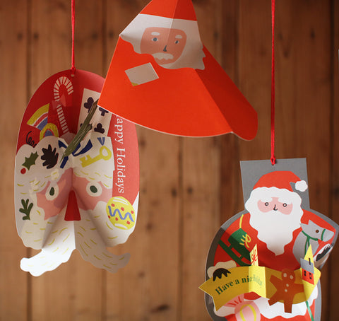 Holiday Pop-up Card {Santa & Pigeon}