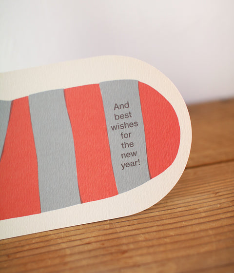 Holiday Pop-up Card {Sock}