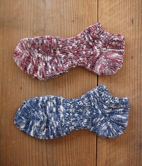 [SALE] Slub + Recycled Cotton Sneaker Socks (40%OFF)