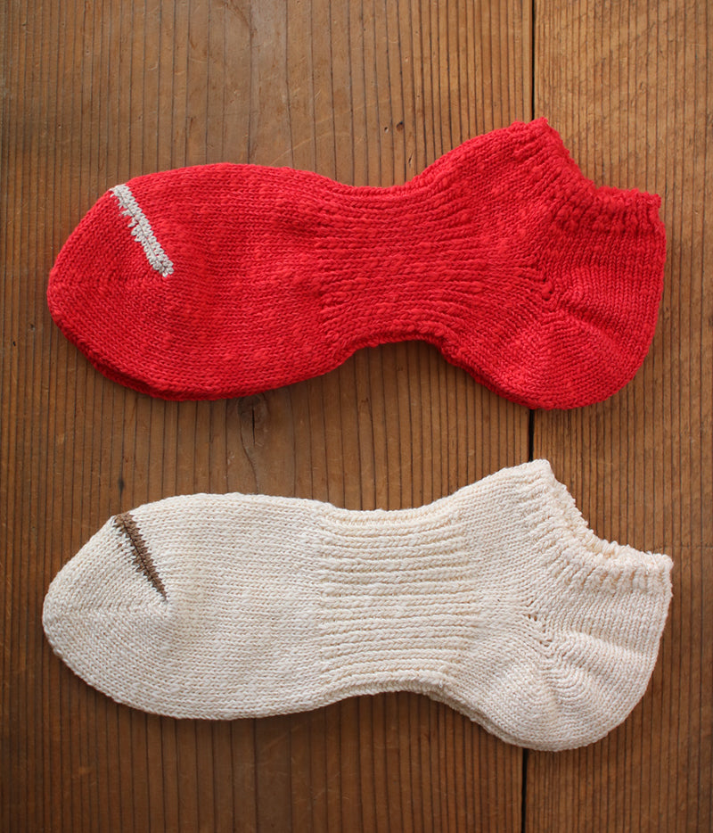Slub + Recycled Cotton Sneaker Socks