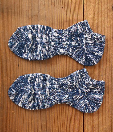 [SALE] Slub + Recycled Cotton Sneaker Socks (40%OFF)