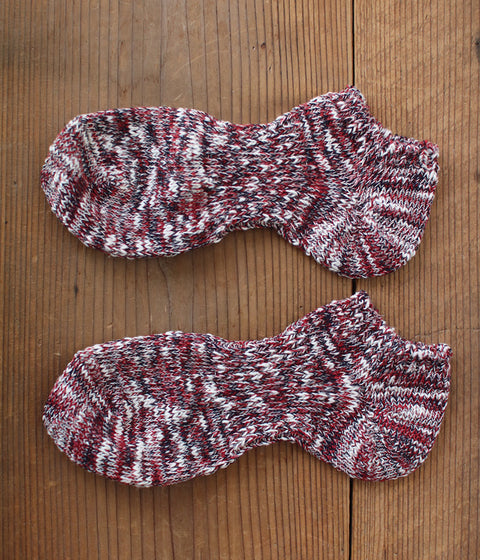 [SALE] Slub + Recycled Cotton Sneaker Socks (40%OFF)