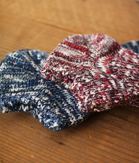 [SALE] Slub + Recycled Cotton Sneaker Socks (40%OFF)