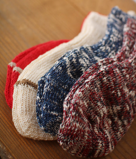[SALE] Slub + Recycled Cotton Sneaker Socks (40%OFF)