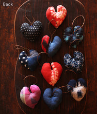 Sashiko Heart Ornament Card (30% Off)