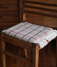Yonezawa Dantsu Woven Wool Chair Mat {Whimsical Lattice}