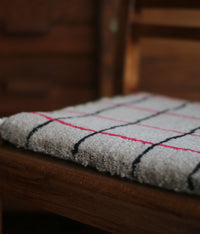 Yonezawa Dantsu Woven Wool Chair Mat {Whimsical Lattice}