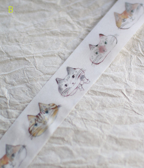 TORANEKO BONBON Cat Masking Tapes