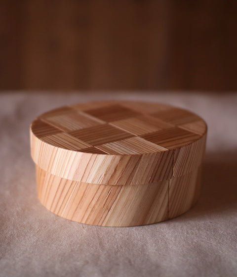 Bento Box Ajiro Pattern {Round}