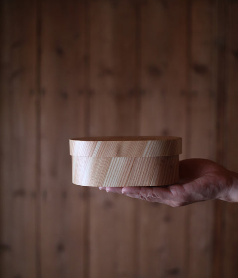Bento Box Ajiro Pattern {Oval}