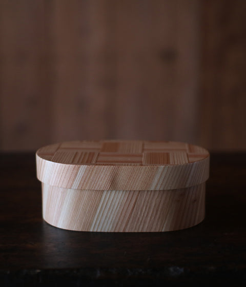 Bento Box Ajiro Pattern {Oval}