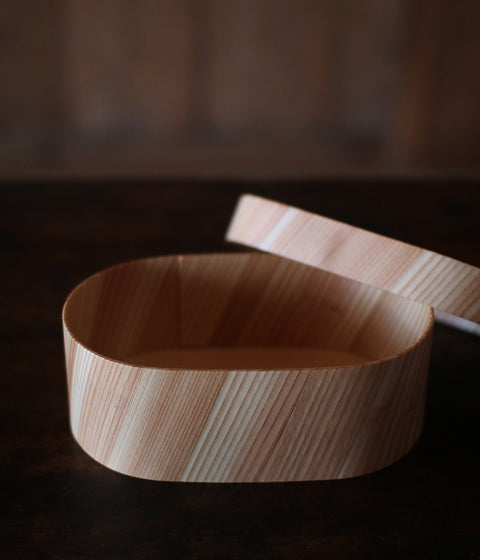 Bento Box Ajiro Pattern {Oval}