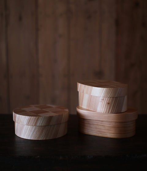 Bento Box Ajiro Pattern {Round}