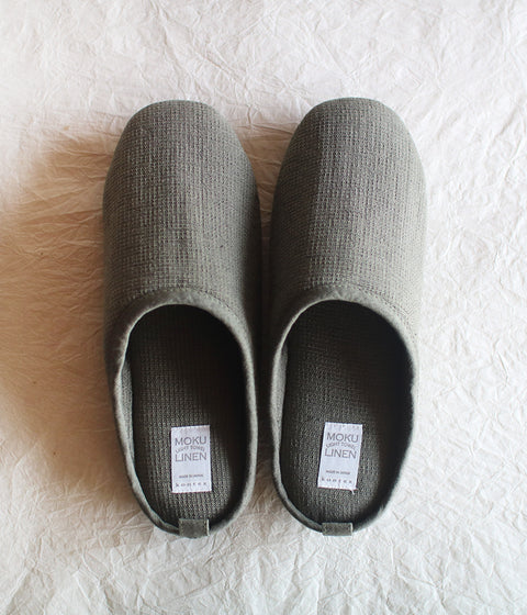 Moku Linen Room Shoes {Khaki}