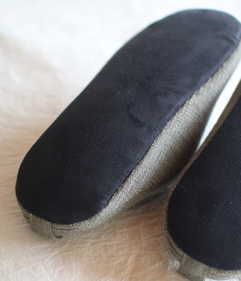 Moku Linen Room Shoes {Khaki}