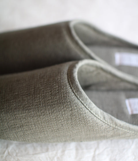 Moku Linen Room Shoes {Khaki}