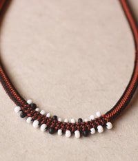 Kumihimo Silk Braided Necklace [B]