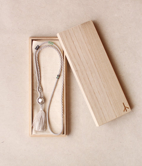 Kumihimo Silk Braided Necklace [A] - sold out