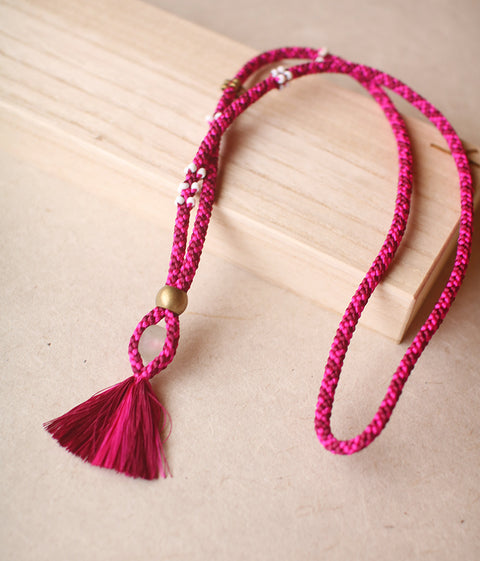 Kumihimo Silk Braided Necklace [C] - sold out