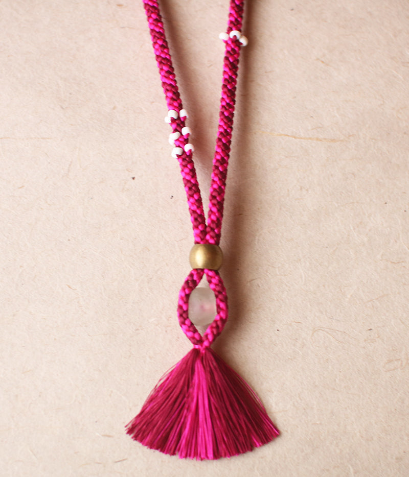 Kumihimo Silk Braided Necklace [C]