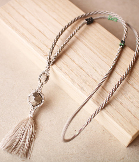 Kumihimo Silk Braided Necklace [A] - sold out