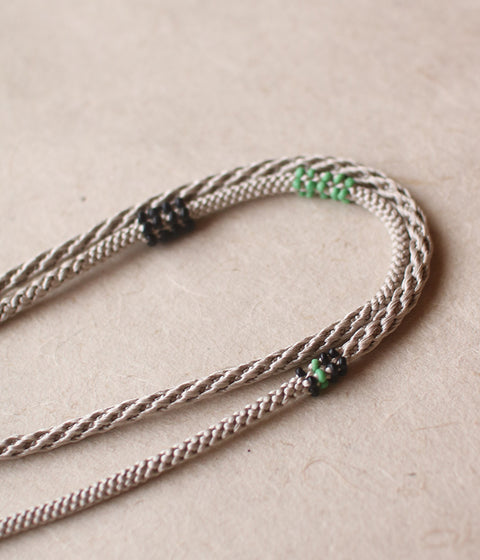 Kumihimo Silk Braided Necklace [A] - sold out