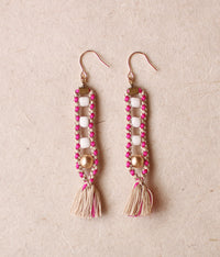 Kumihimo Silk Braided Earrings [A]