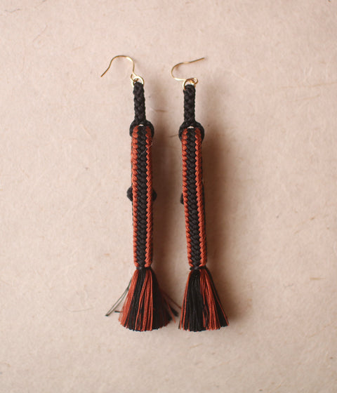 Kumihimo Silk Braided Earrings [D] - sold out