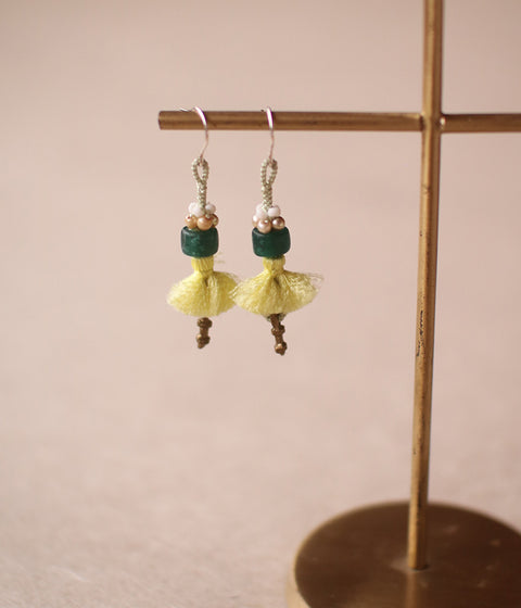 Kumihimo Silk Braided Earrings [F] - sold out -