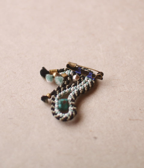 Kumihimo Brooch [B]