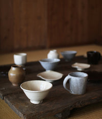 Namako Glaze Grey Pottery Bowl