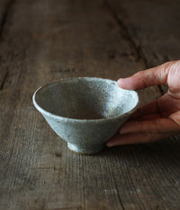 Namako Glaze Grey Pottery Bowl