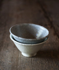 Namako Glaze Grey Pottery Bowl