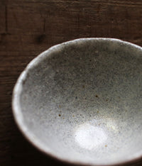 Namako Glaze Grey Pottery Bowl