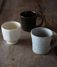 Namako Glaze Grey Pottery Mug