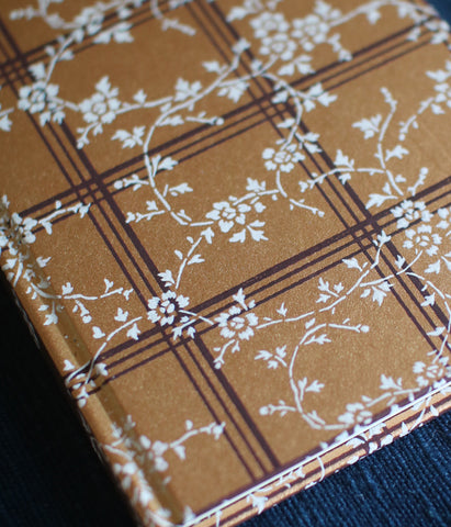 HAIBARA Chiyogami Notebook {Florets and Arabesque}