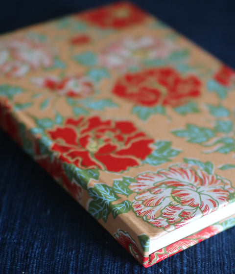 HAIBARA Chiyogami Notebook {Peony}