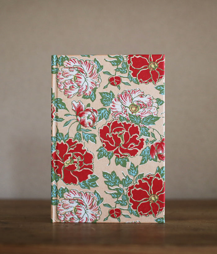 HAIBARA Chiyogami Notebook {Peony}