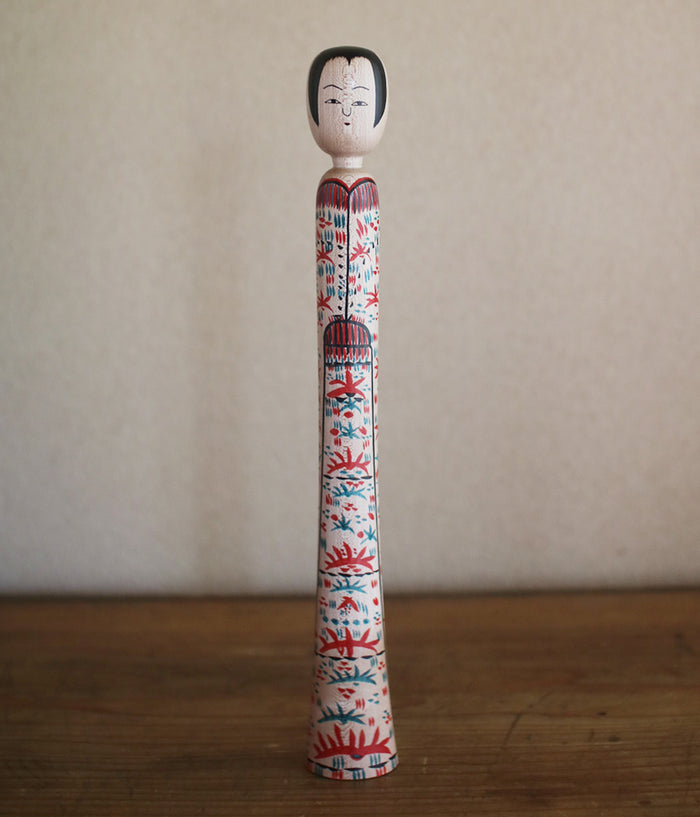 Ogura-Ishigura Style Kokeshi Doll {Tall}