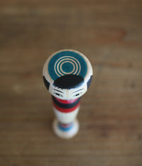 Stripe Kokeshi Doll {Small}