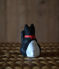 Yabase Clay Doll {Manekineko Cat Black}