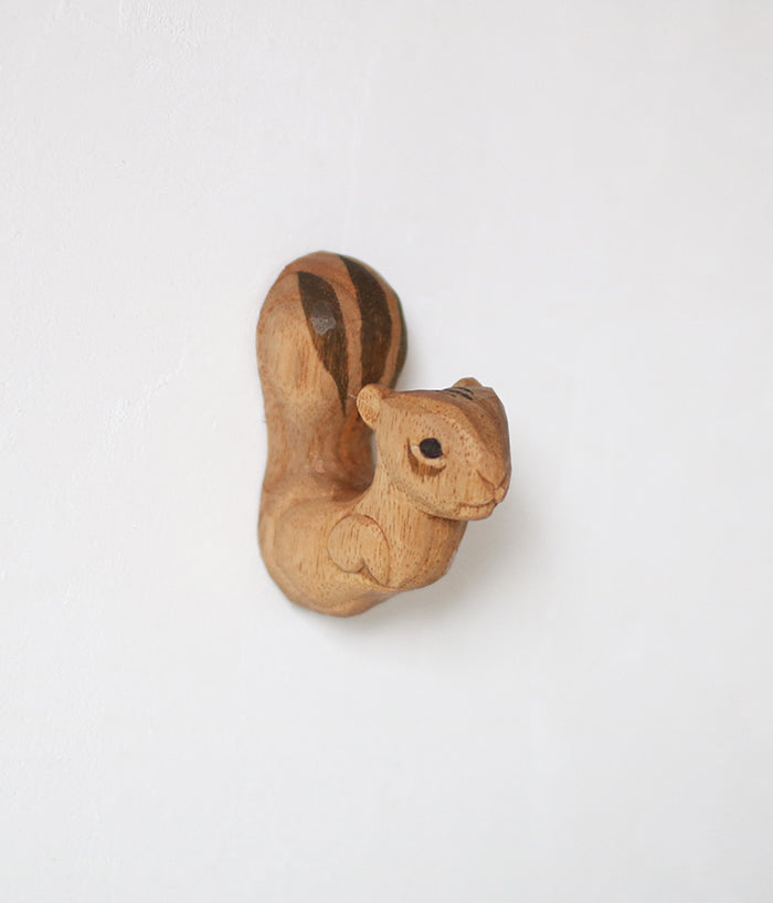 Hand-Carved Squirrel Magnet