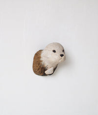 Hand-Carved Sea Otter Magnet