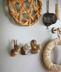 Hand-Carved Rabbit Magnet