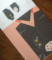 Origami Postcard Book {Neko/Cats}