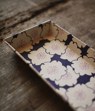 Chiyogami Paper Tray {Cherry Blossoms}