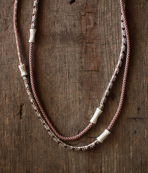 Kumihimo Silk Braided Necklace [E] - sold out