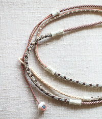 Kumihimo Silk Braided Necklace [E]