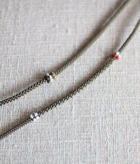 Kumihimo Silk Braided Necklace [D] - sold out